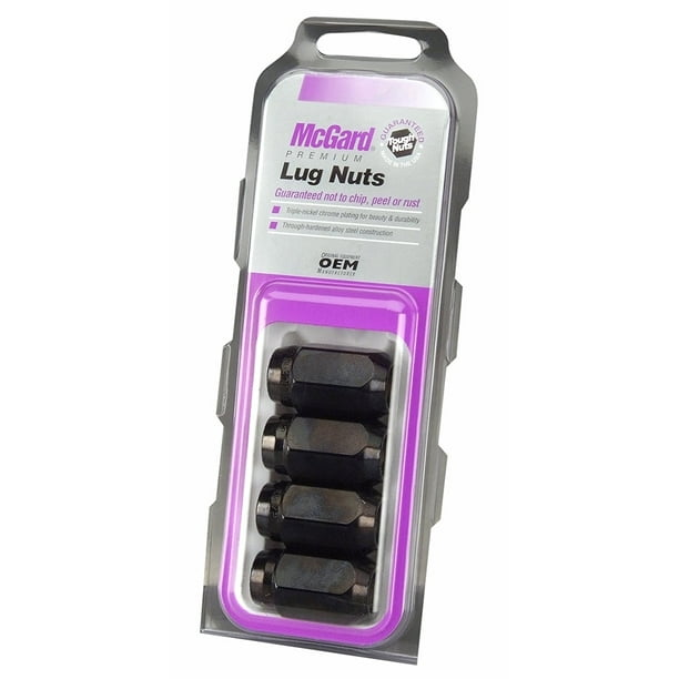 M12 x 1.5 Thread Size Set of 4 McGard 64012 Chrome Bulge Cone Seat Style Lug Nuts
